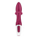 Вибратор кролик с тройным отростком Satisfyer Embrace me Berry, 2 мотора, диаметр 3,6 см