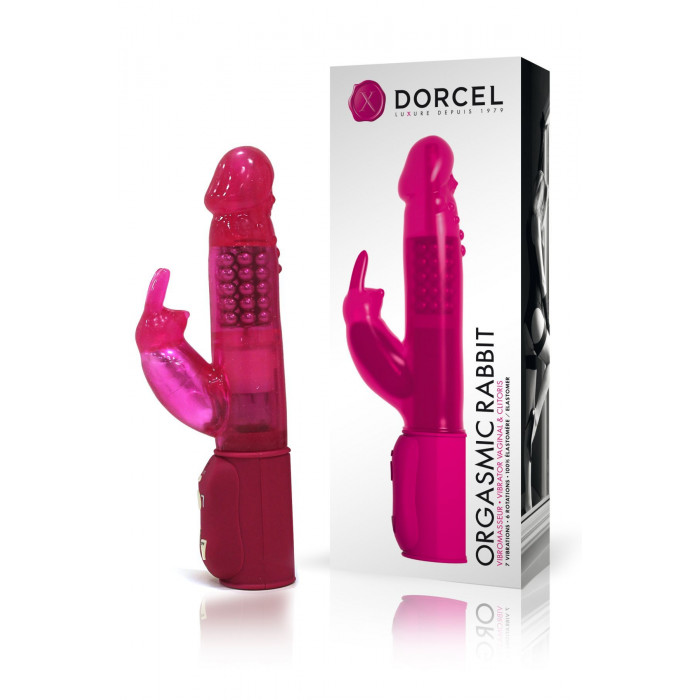 Вібратор-кролик Dorcel Orgasmic Rabbit Pink з перловим масажем