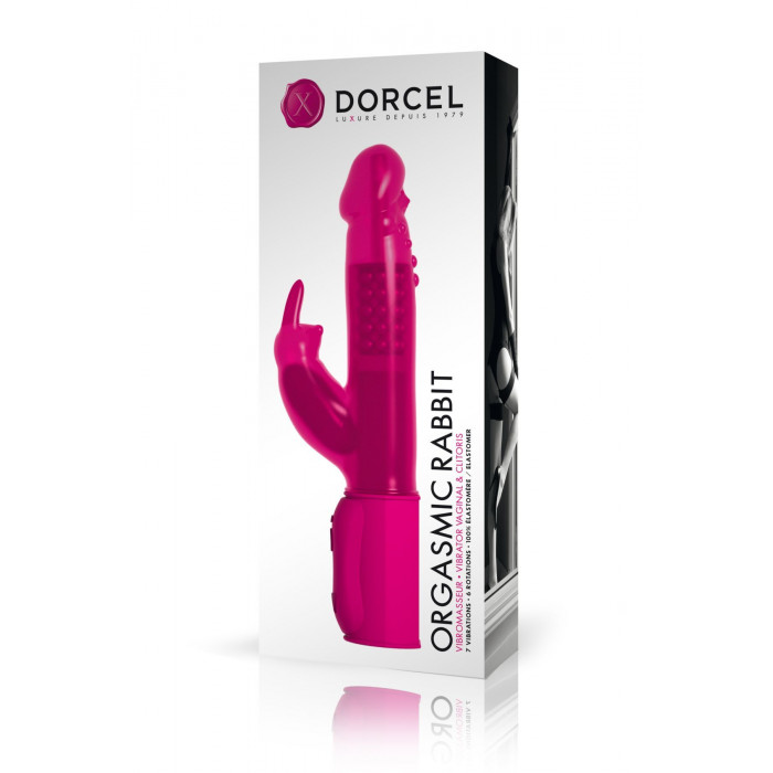 Вібратор-кролик Dorcel Orgasmic Rabbit Pink з перловим масажем