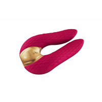 Вібратор для клітора Shunga Aiko Raspberry, гнучкі кінчики