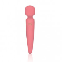 Вібромасажер Rianne S: Bella Mini Wand Coral, 10 режимів роботи, медичний силікон, подарункове паков Вібромасажер Rianne S: Bella Mini Wand Coral, 10 режимів роботи, медичний силікон, подарункове паков