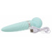 Вібромасажер 2в1 PILLOW TALK - Sultry Teal, класичний масажер і вібратор з ротацією, підігрів
