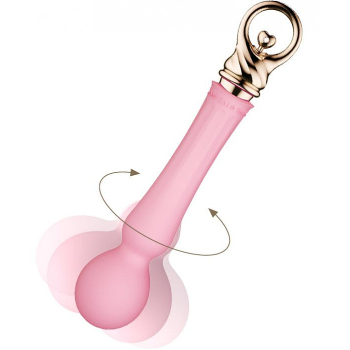 Вібромасажер із підігрівом Zalo Sweet Magic - Confidence Wand Fairy Pink