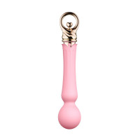 Вібромасажер із підігрівом Zalo Sweet Magic - Confidence Wand Fairy Pink