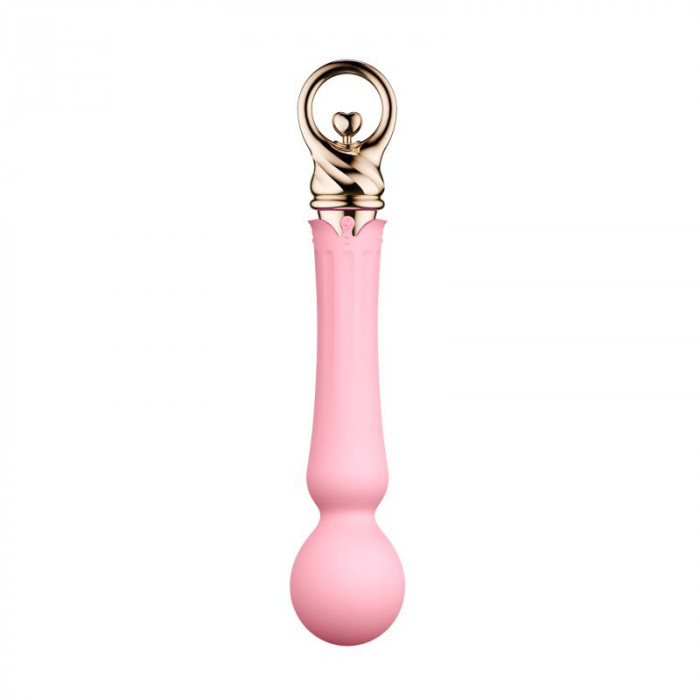 Вібромасажер із підігрівом Zalo Sweet Magic - Confidence Wand Fairy Pink