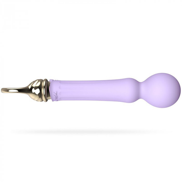Вібромасажер із підігрівом Zalo Sweet Magic - Confidence Wand Fantasy Violet