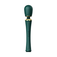 Вібромасажер з насадками Zalo — Kyro Wand Turquoise Green