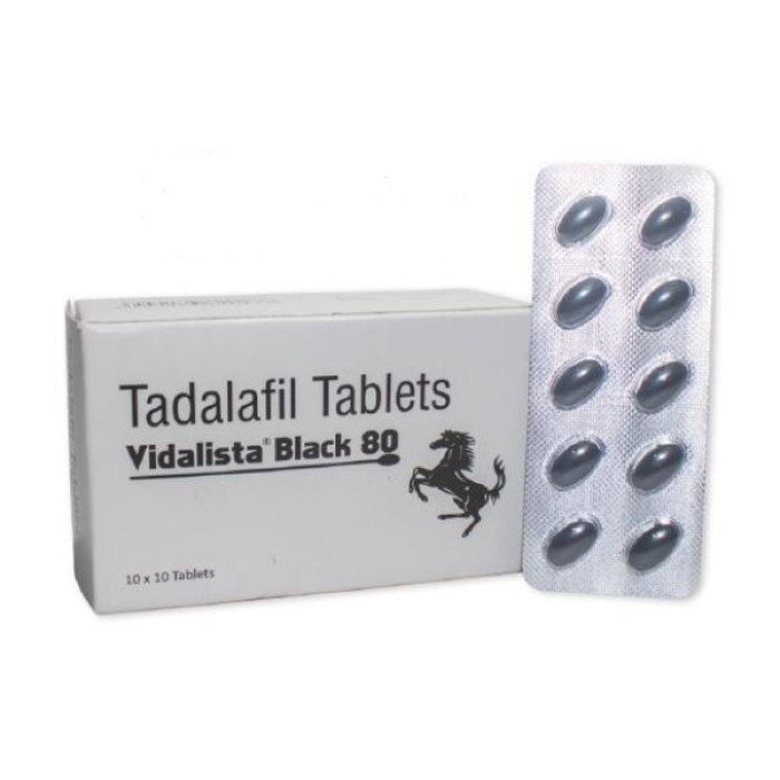 Видалиста Блэк (vidalista black) 80 мг 10 таблеток