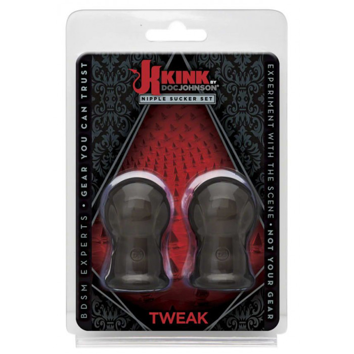 Присоски для сосков Doc Johnson Kink - Tweak - Nipple Sucker Set